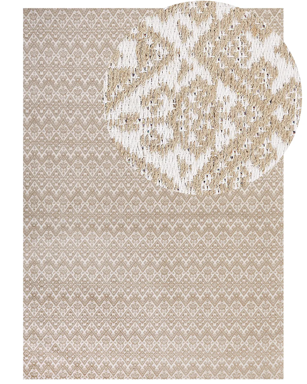 Rug ATIMA Beige 160 x 230 cm Jute_943601