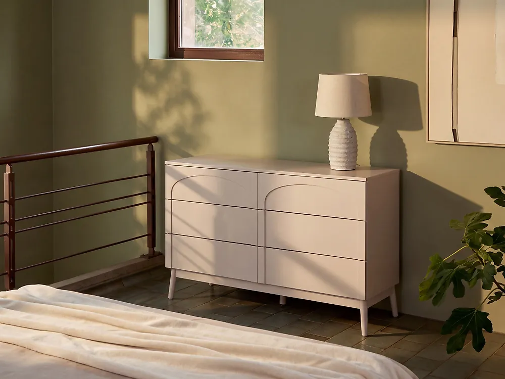 6 Drawer Chest BOULIA Light Beige_1169117