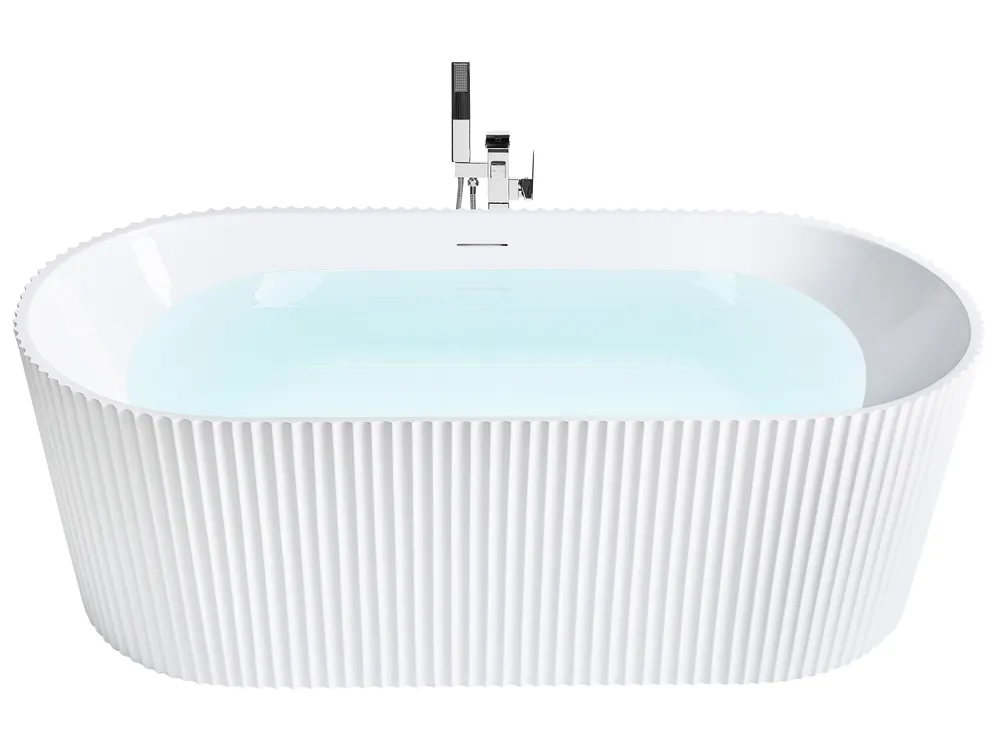 Freistehende Badewanne GOCTA 170 x 80 cm Weiß