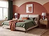 Bett mit Lattenrost Chenillegewebe MELLE 180 x 200 cm Hellbeige