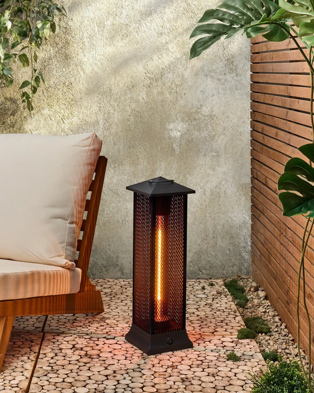 Infrarot-Standheizstrahler TUNUPA 1.500 W Schwarz