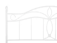 Bett mit Lattenrost Metall ANTLIA 140 x 200 cm Weiß_806595