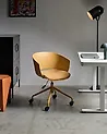 Bürostuhl GLEEFUL Stoff Gelb