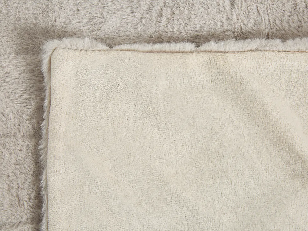 Kuscheldecke LABYAR 180 x 220 cm Beige_812598