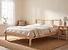 Bett mit Lattenrost Kiefernholz VANNES 140 x 200 cm Hellbraun