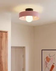 Ceiling Lamp LUGUSE Glass Pink_1074937