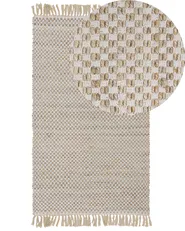 Teppich ZERDALI Beige 80 x 150 cm Jute_807266