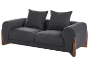 Sofa 2 Seater VINLIDEN Black_1048199