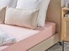 Fitted Sheet HOFUF 140 x 200 cm Cotton Pink