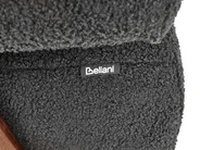 Sofa Set TAMRE Bouclé Schwarz / Dunkelbraun_985419