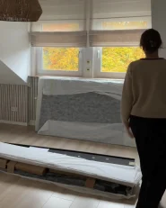 Nachttisch mit 1 Schublade GIULIA Kiefernholz Weiß_1168750