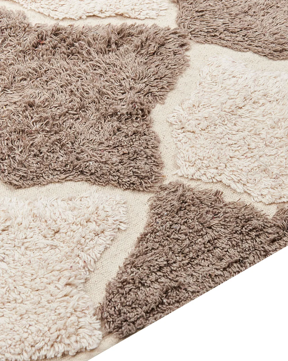 Rug SINOP Beige 80 x 150 cm Cotton_839725