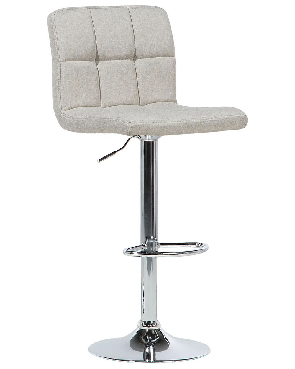 Set mit 2 Barstühlen MARION drehbar Hellbeige_688934