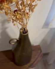 Decorative Vase SAMBHAR 46 cm Metal Brass_994850
