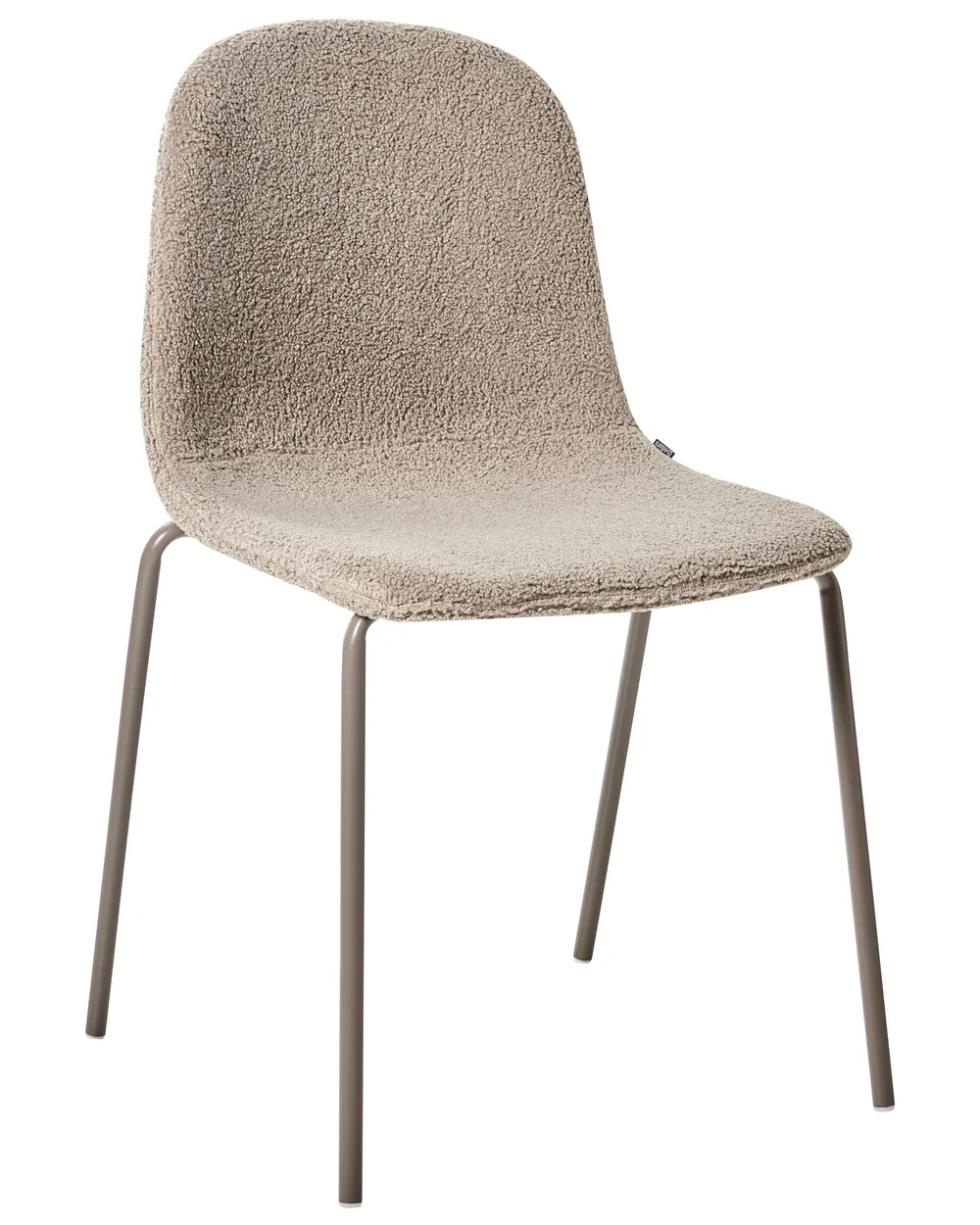 Konferenzstuhl 2er Set LOMA Bouclé Taupe_989938