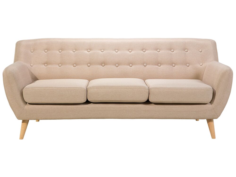 Sofa 3 Seater MOTALA Fabric Beige