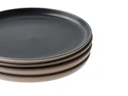 Tafelservice 16-teilig NUTMEG Steinzeug Schwarz / Beige_1049584