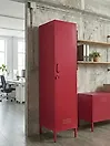 Büroschrank FROME Metall Rot