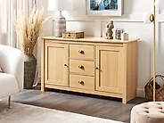 2 Door Sideboard LANSIN Light Brown_1183494