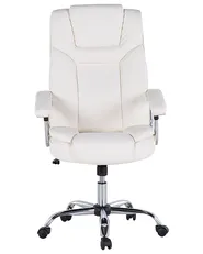 Executive Chair ADVANCE Faux Leather Light Beige_504684