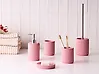 5-delige badkameraccessoireset CAMANA Roze