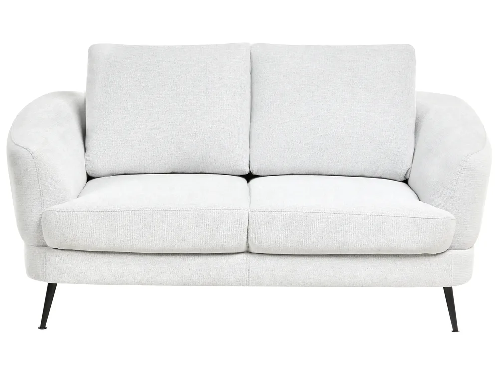 Sofa 2-Sitzer KJAER Stoff Cremeweiß