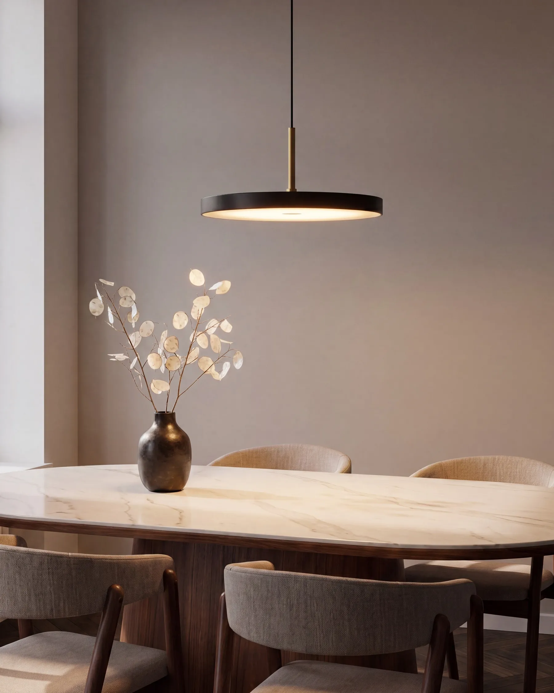 LED Pendant Lamp EVENLODE Metal Black_1106868