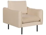 Sofa Set 5-Sitzer VINTERBRO mit Ottomane Samtstoff Beige_897466