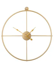 Wanduhr ZUCHWIL 50 cm Metall Gold_731886