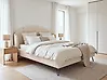Bett mit Lattenrost Bouclé AMBILLOU 180 x 200 cm Beige