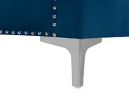 Sofa 3-Sitzer AVALDSENES Samtstoff Marineblau_751786