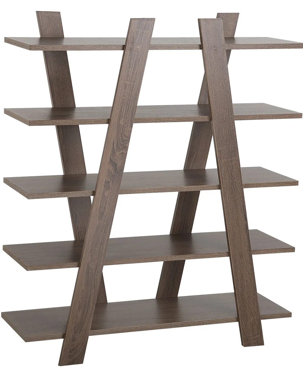 Regal mit 5 Ebenen ESCALANTE 116 cm Dunkelbraun
