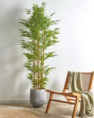 Kunstpflanze BAMBOO 220 cm Grün_901040