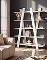 Regal mit 5 Ebenen ESCALANTE 116 cm Weiß