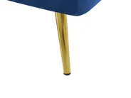 Schlafsofa 3-Sitzer VETTRE Samtstoff Marineblau_787969