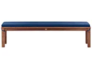 Bench Seat Pad Cushion MONSANO 168 x 35 cm Blue_1133549