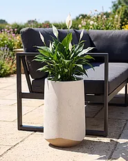 Plant Pot JAUNTAL  32 cm Off-White_1161796