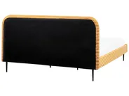 Bett mit Lattenrost Cord FLAYAT 180 x 200 cm Orange_967982