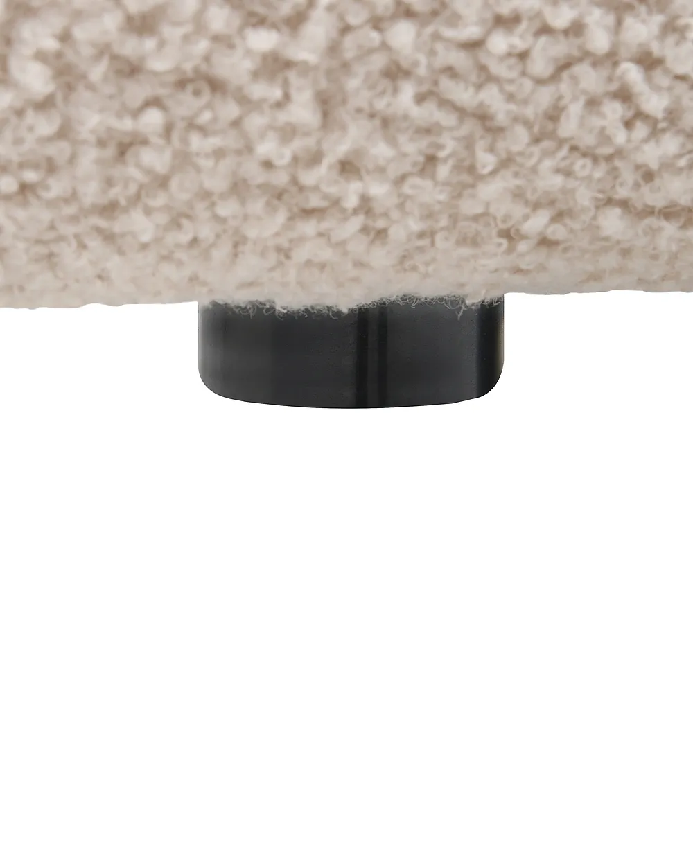 Fauteuil ANTOLA Bouclé Beige_1161548