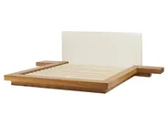 Bett mit Lattenrost ZEN 160 x 200 cm Naturfarbene Esche_756281