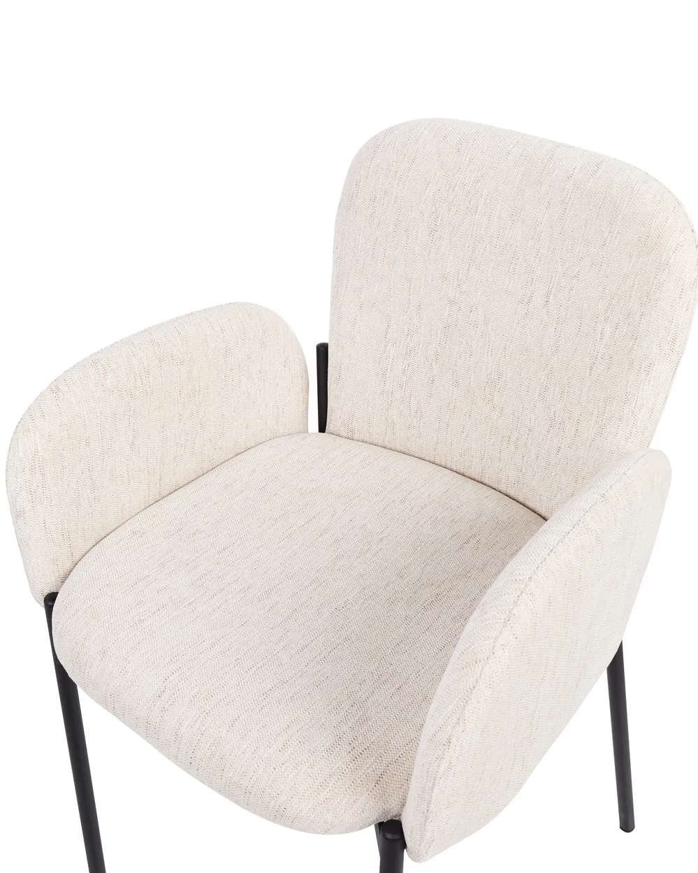 Set of 2 Dining Chairs ALBEE Beige_908164