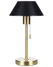 Tischlampe CAPARO Metall Schwarz / Gold_851341