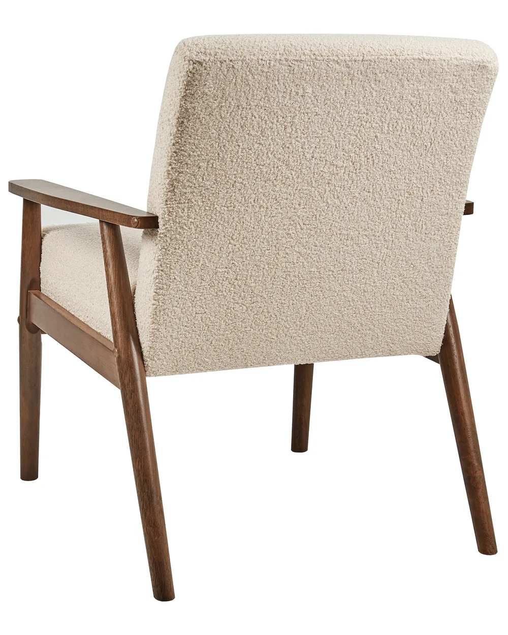 Sessel ESRUM Bouclé Dunkelbraun / Beige_943386