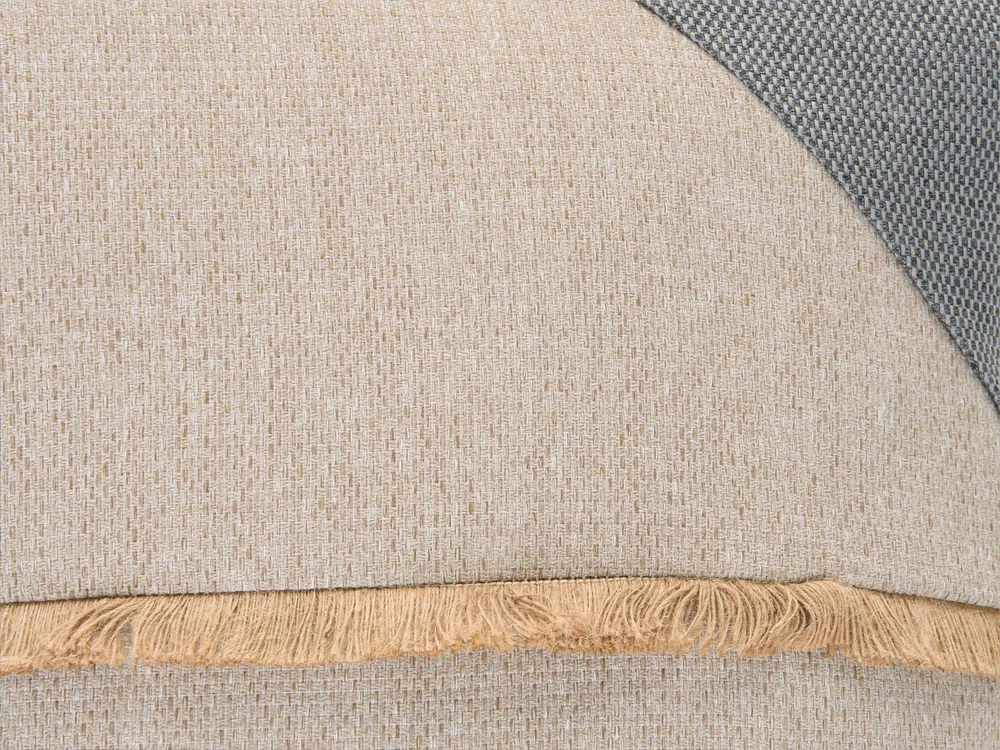 Set van 2 tuinkussens CARYOTA effen 45 x 45 cm Beige_1125157