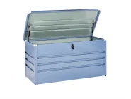 Aufbewahrungsbox CEBROSA 132 cm 62 cm Metall Blau_944752