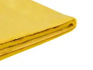 Bettrahmenbezug Samtstoff FITOU 180 x 200 cm Gelb_777151