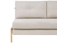 Living Room Set 3 Seater EDLAND with Bench Fabric Light Beige_1041061