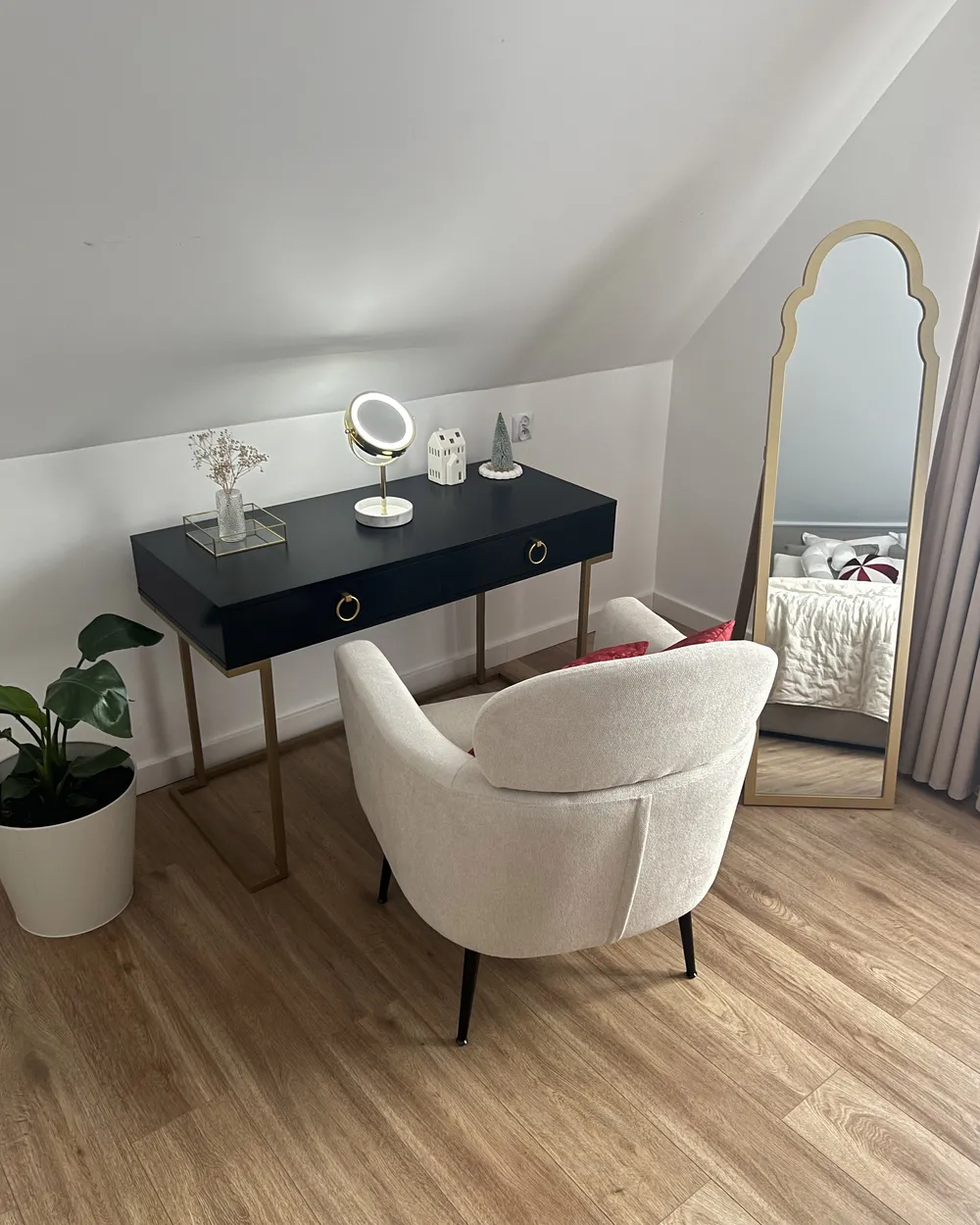 Standspiegel CHATILLON 150 cm Gold_896986