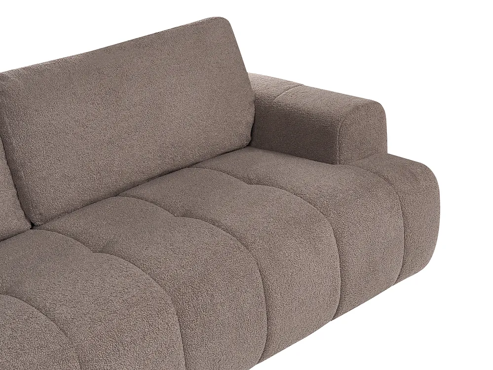 Bank 3-zits NARILLA Bouclé Taupe_1161474