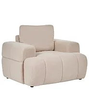 Fauteuil NARILLA Bouclé Beige_1161079